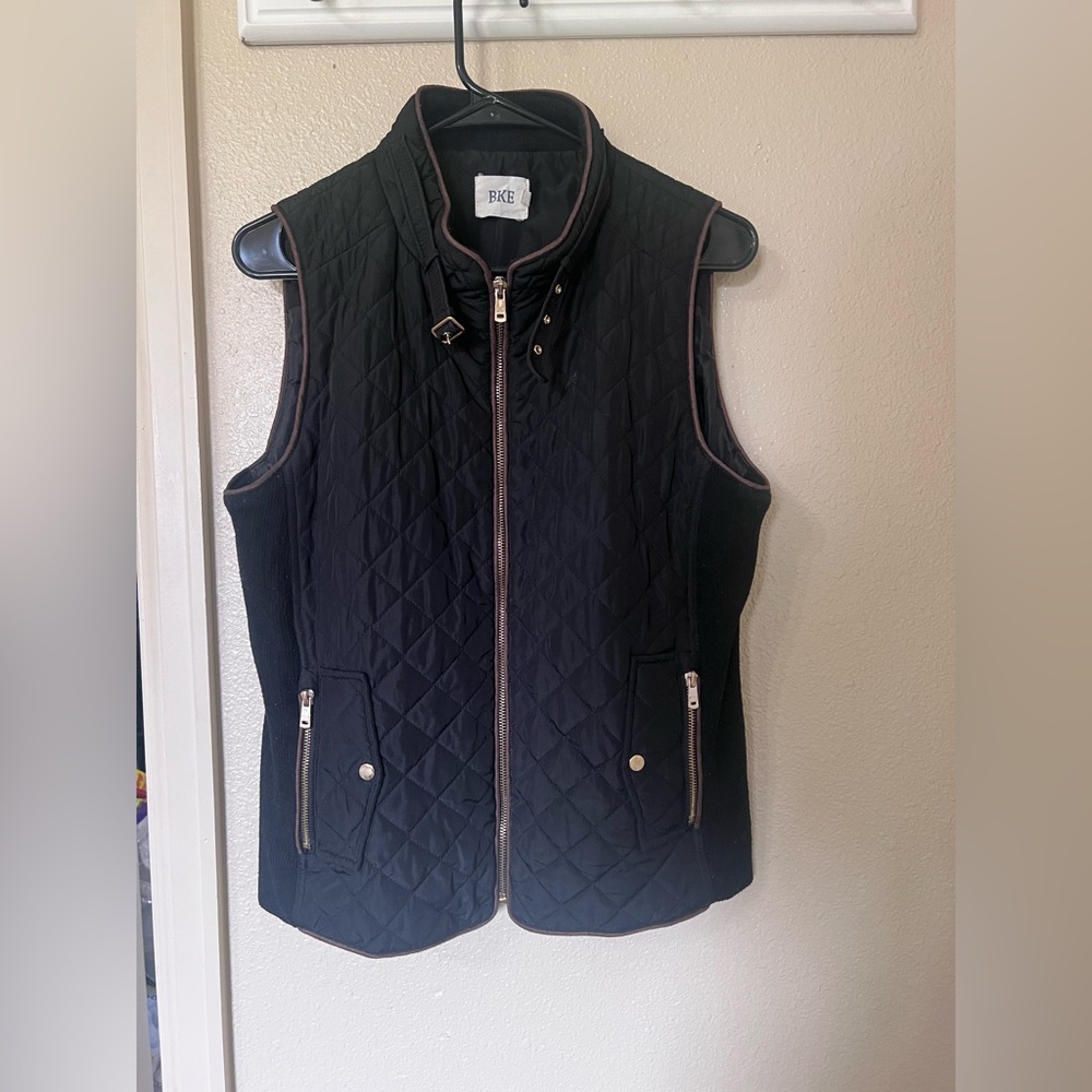 BKE Black, Brown Vest